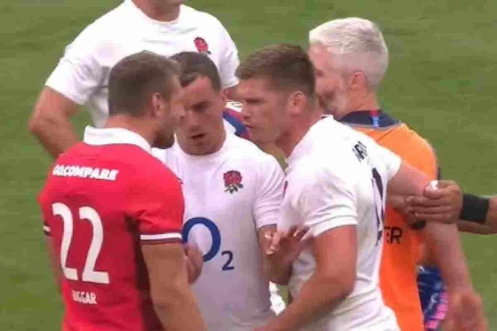 WATCH: Owen Farrell's Red Card Tackle Video going viral on Twitter, Telegram, and Reddit