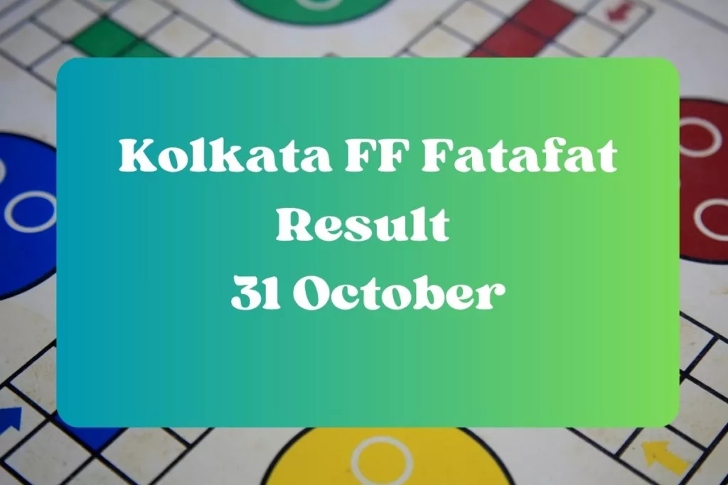 2 34 – Kolkata FF Fatafat Consequence At the moment LIVE Dwell Updates 31.10.2023 – Tech Times24